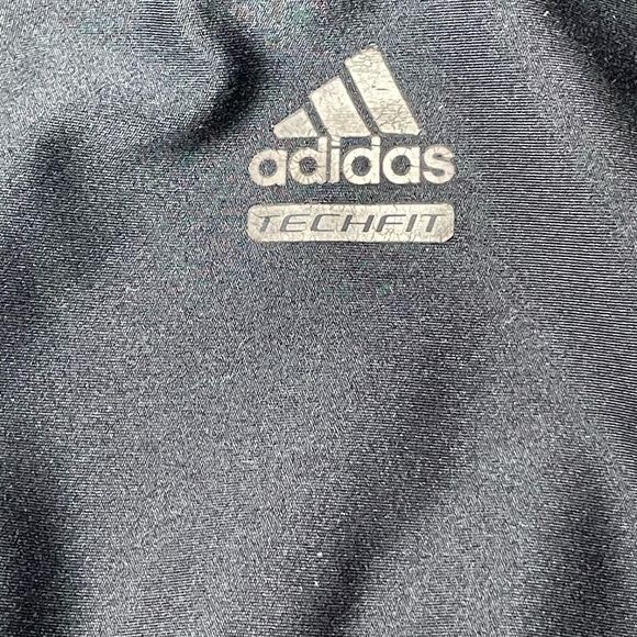 ADIDAS TECHFIT CLIMACOOL MESH LINED SPORTS BRA, BLACK, SIZE M - Picture 4 of 5